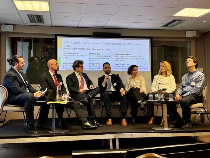 El director general de Economía Circular, Transición Energética y Cambio Climático, Diego Viu, este jueves en Bruselas.