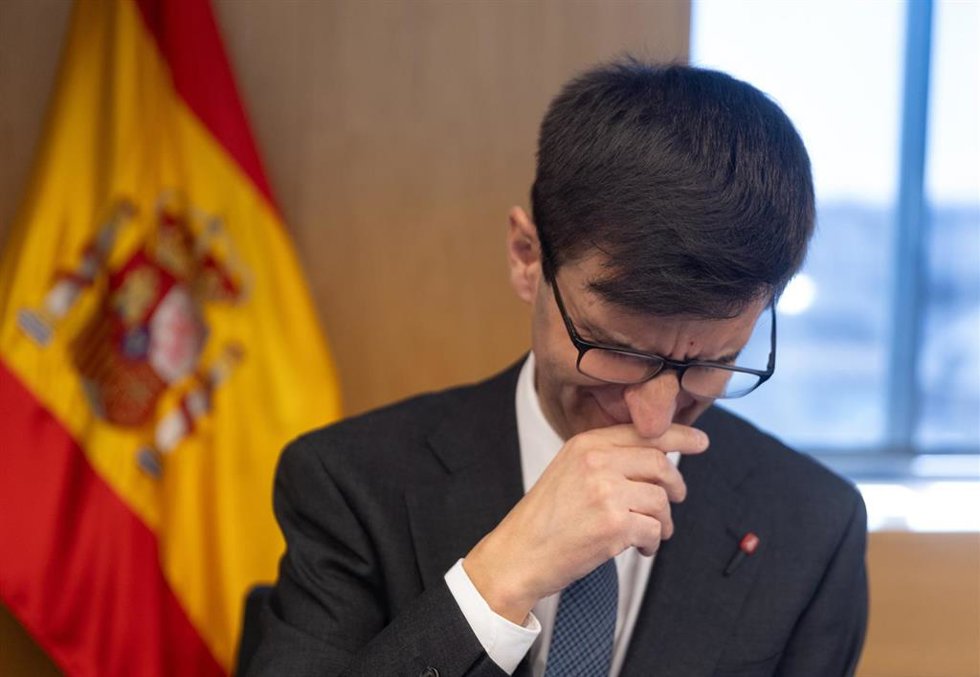 El presidente de la Corporación RTVE, José Pablo López, comparece ante la Comisión Mixta de Control Parlamentario de la Corporación RTVE y sus Sociedades, en el Congreso de los Diputados, a 30 de enero de 2025, en Madrid (España). López comparece para e