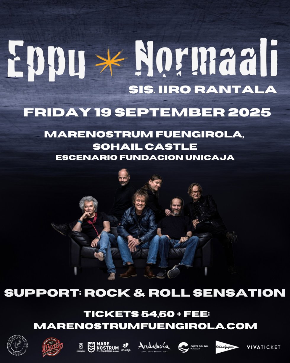 La banda finlandesa Eppu Normali actuará el 19 de septiembre en Marenostrum Fuengirola con Iiro Rantala al piano