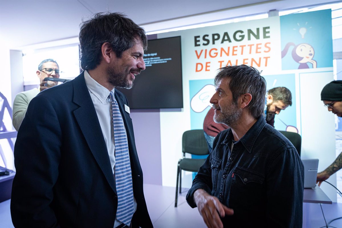 Urtasun inaugurates the Pavilion of Spain as the Focus Country at the Angulema Comic Festival (France)