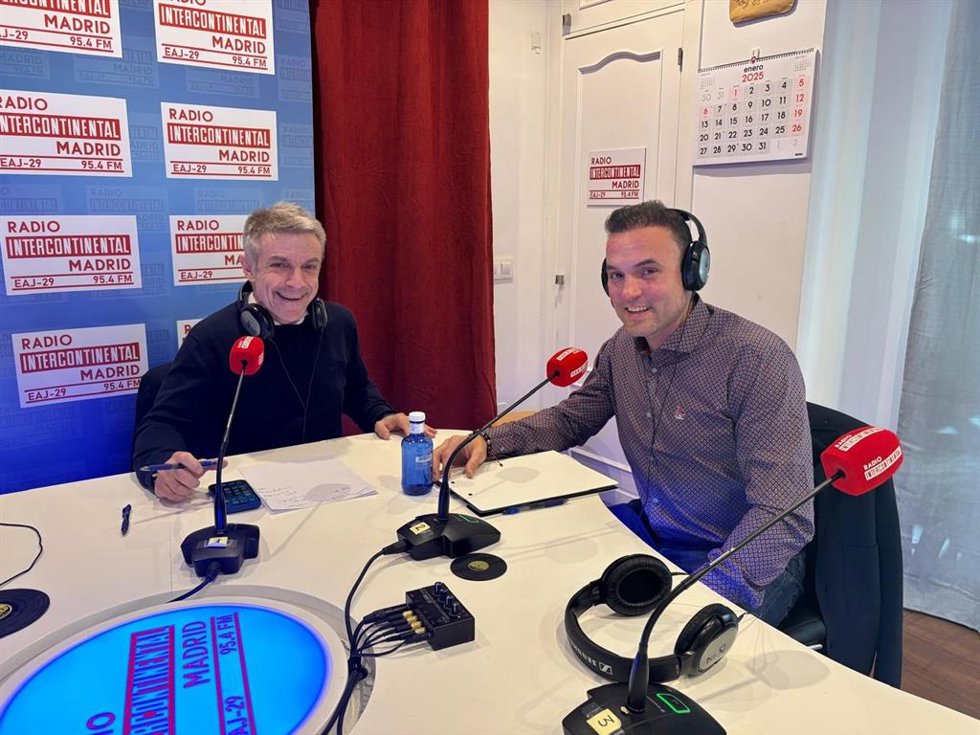 Carlos Rojo, fundador de Crojo Propiedades, en una entrevista en Radio Intercontinental Madrid