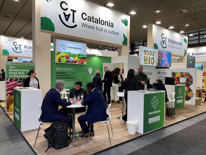 Estand de Mercabarna i l'Agem en la Fruit Logistica