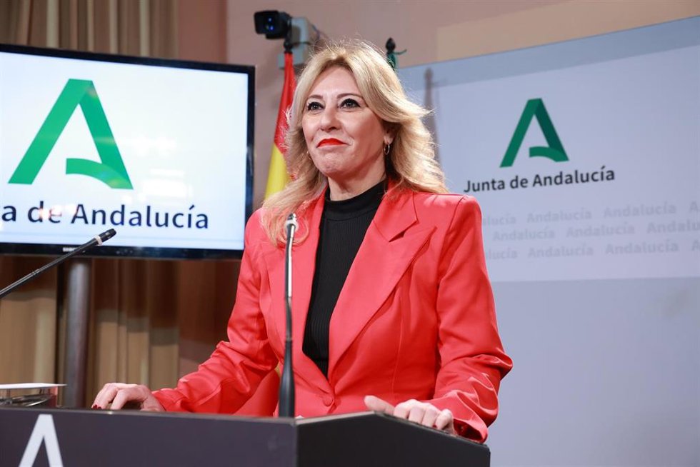 La consejera de Economía, Hacienda y Fondos Europeos y portavoz del Gobierno, CarolinaEspaña, en una imagen de archivo 