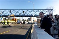 Cierran desde el lunes seis pasos inferiores peatonales de la A-5 y desde el 10 el tráfico será por la calzada de salida