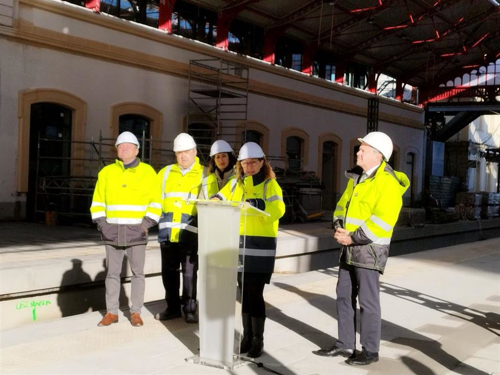 La nueva estación ferroviaria de Atotxa en San Sebastián entrará en funcionamiento, parcialmente, el 17 de febrero