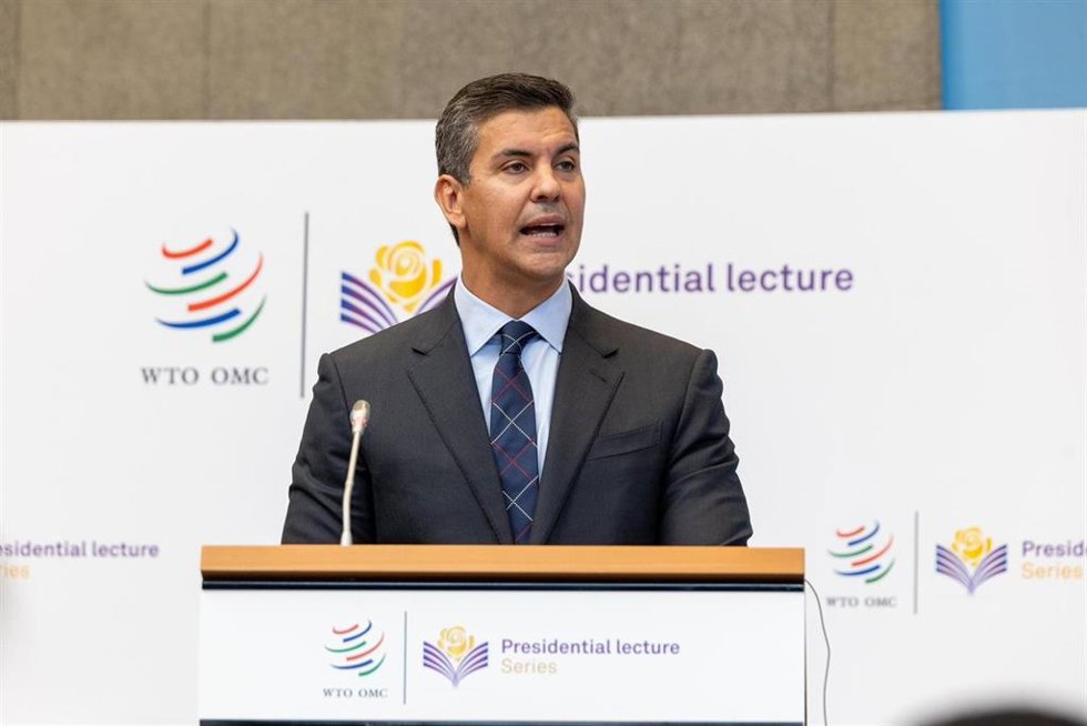 El presidente de Paraguay, Santiago Peña