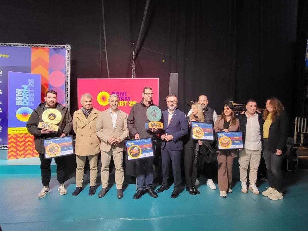 Flamenquín 'deluxe', mejor plato del concurso Tapafest 2025, inspirado en los artistas del Benidorm Fest