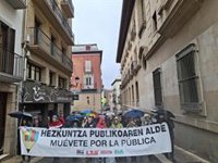 Steilas, LAB, CCOO y ELA destacan el apoyo a la huelga educativa y piden a Gimeno "reabrir la negociación"