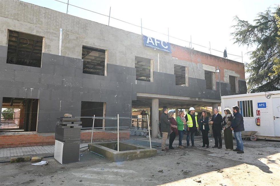 Visita a las obras de la residencia Zaytum.