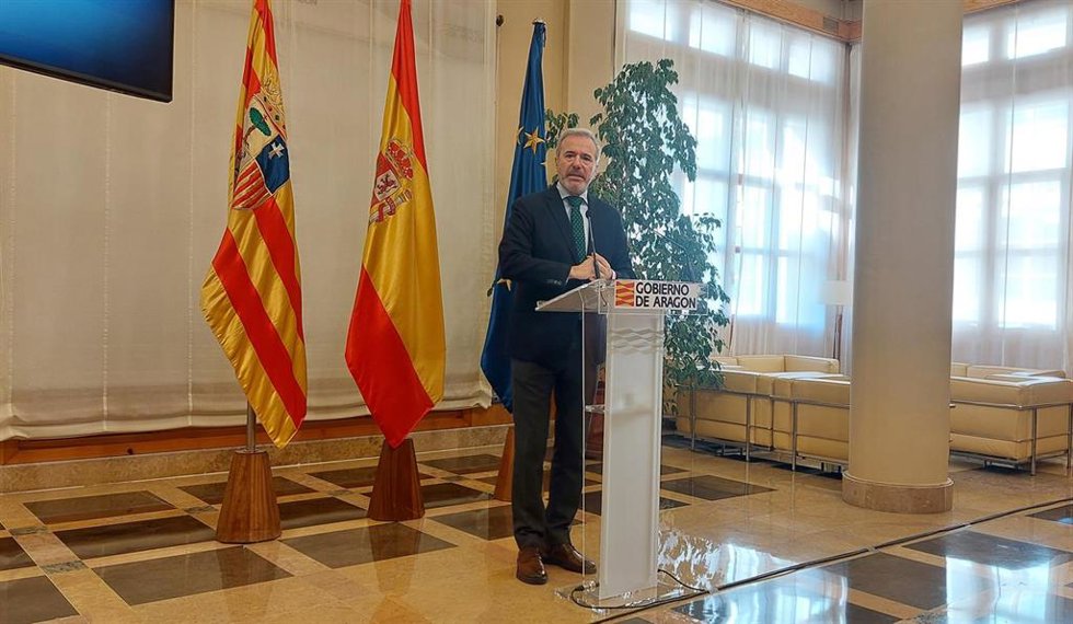 El presidente del Gobierno de Aragón, Jorge Azcón.