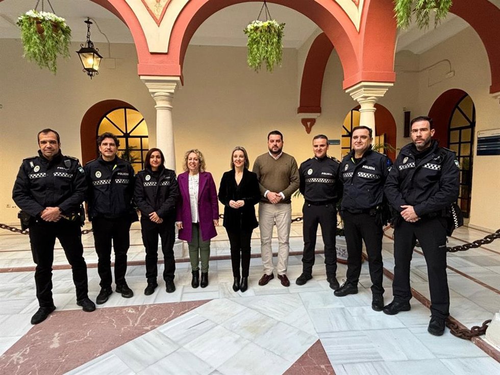 Acto con los nuevos policías locales