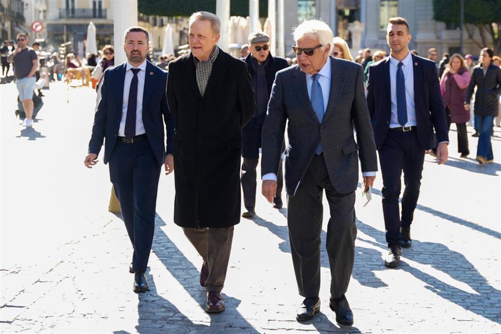 El expresidente del Gobierno Felipe González, este viernes en Sevilla