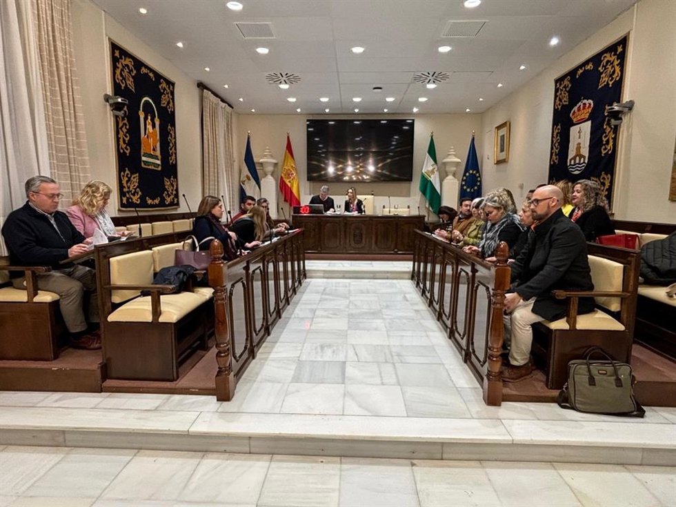 Junta general de Vive en el salón de plenos del Ayuntamiento de Alcalá