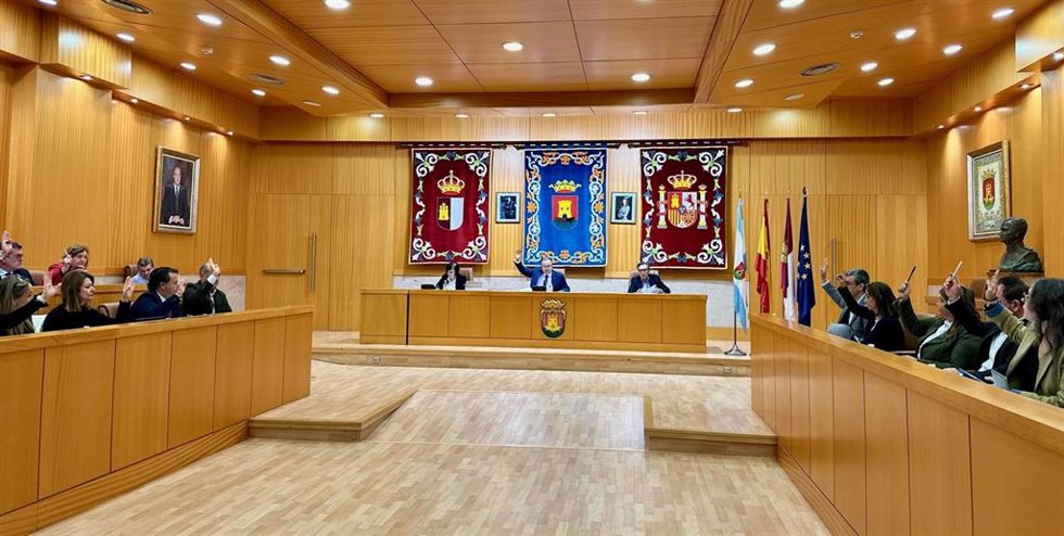 Pleno en el Ayuntamiento de Talavera de la Reina