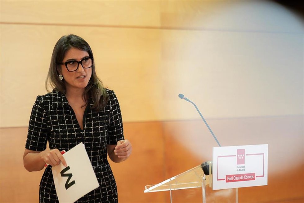 La portavoz de Más Madrid en la Asamblea de Madrid, Manuela Bergerot.