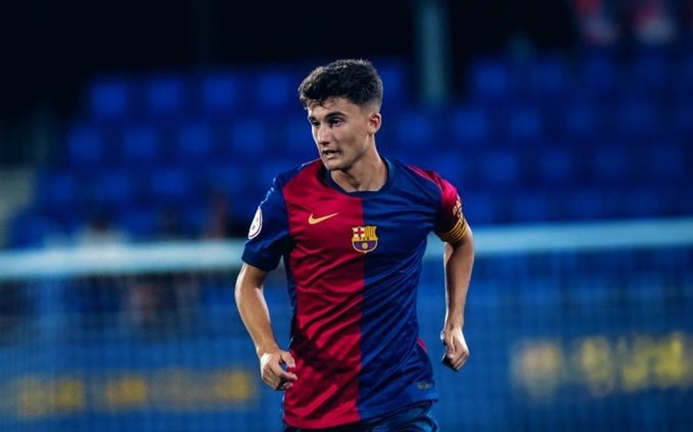 El jugador Unai Hernández en un partido con el Bara Atltic