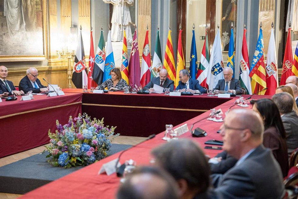 Reunión de la Conferencia de Presidentes y Presidentas de Parlamentos Autonómicos (Coprepa) en Madrid.