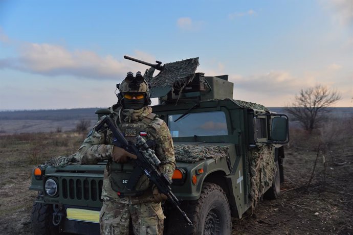 January 28, 2025, Kyiv, Donetsk, Ukraine: The Ukrainian 28th brigade trains and is stationed in the Donetsk region.