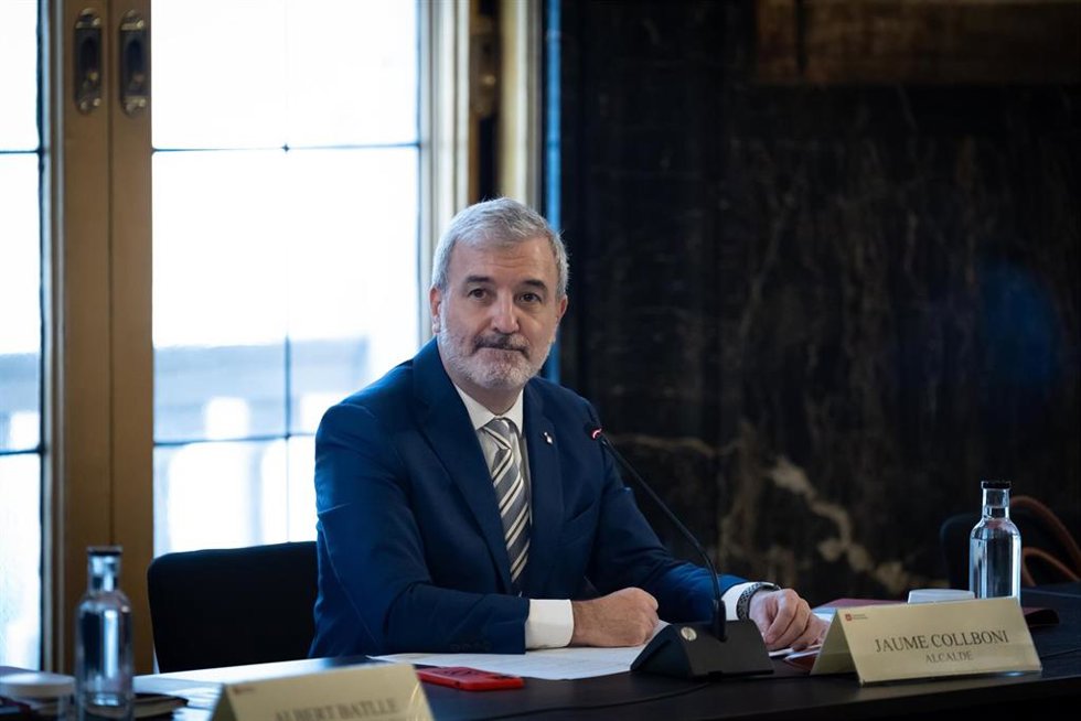 Archivo - El alcalde de Barcelona, Jaume Collboni, en el Ayuntamiento, a 25 de julio de 2024, en Barcelona (Catalunya)