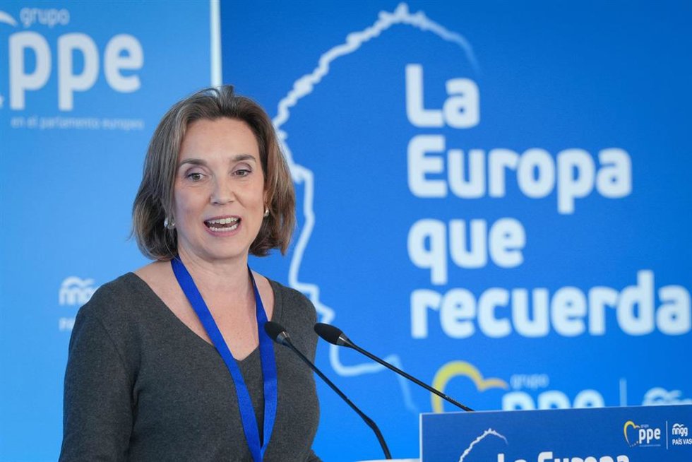 La secretaria general del PP, Cuca Gamarra, interviene en San Sebastián en la III Escuela Gregorio Ordóñez