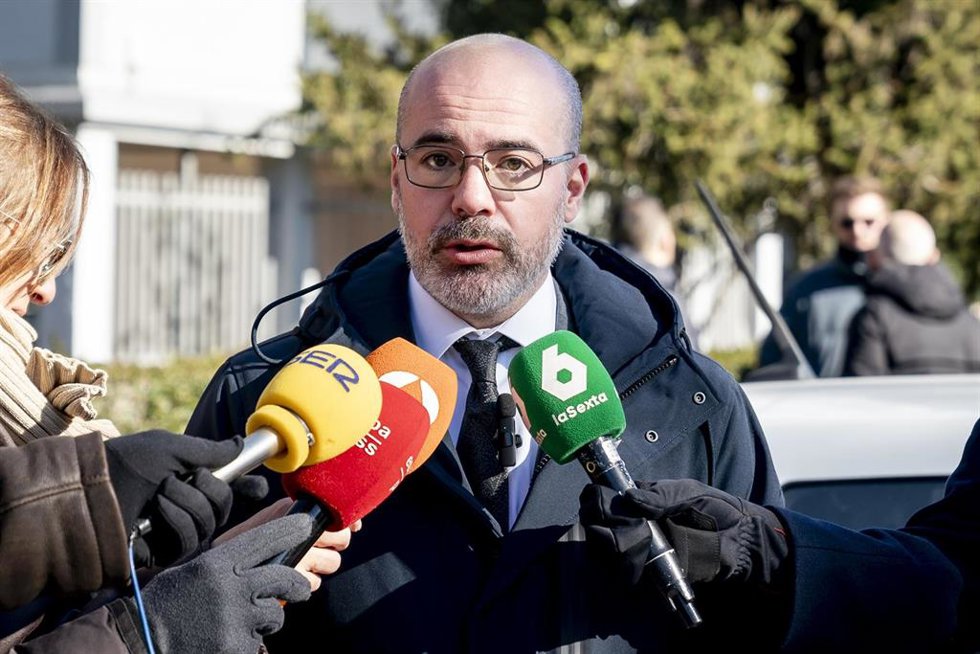 El delegado del Gobierno en Madrid, Francisco Martín, atiende a los medios 