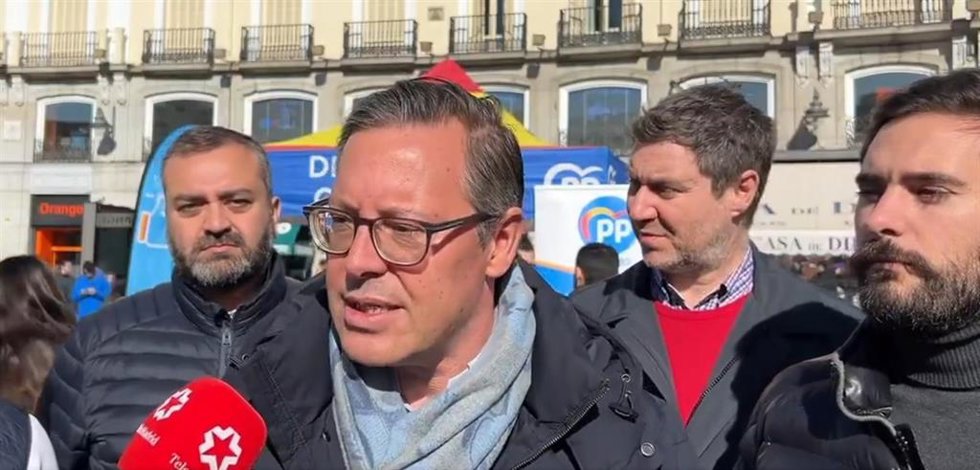 El secretario general del PP de Madrid, Alfonso Serrano,