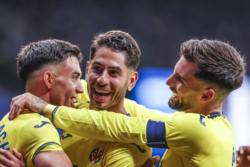 Archivo - Ayoze Pérez celebra un gol con el Villarreal CF.