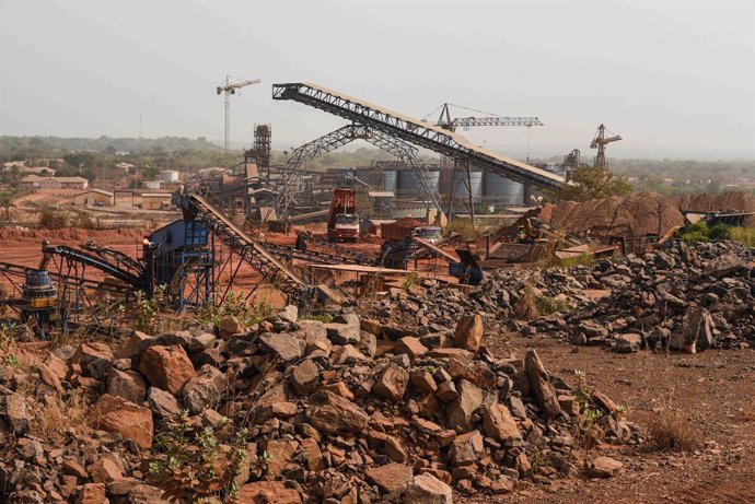 Archivo - December 13, 2017 - Sikasso, Sikasso, Mali - Sanso (Sikasso), 12/13/2017 - View of the Morila gold mine (Randgold, Anglogold Ashanti). . Mandatory copyright : Nicolas Remene / Le Pictorium / GIZ