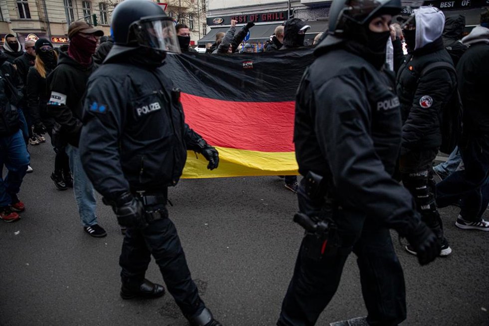 Archivo - Protestas contra la ultraderecha en Alemania.