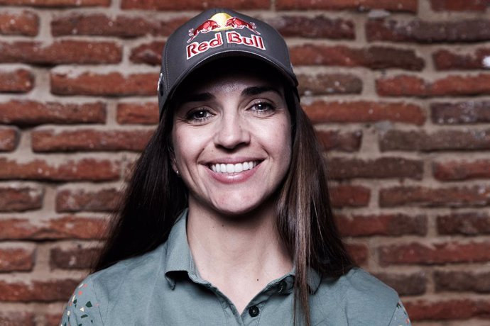 Cristina Gutierrez, Dacia Sandriders Dakar rally driver, attends an interview for Europa Press on January 29, 2025, in Madrid, Spain.