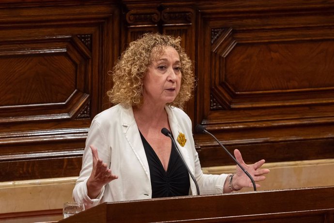 Archivo - La portaveu d'ERC al Parlament, Ester Capella