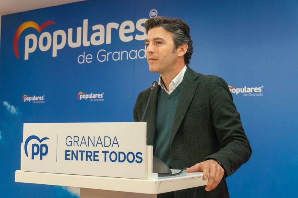 El secretario general del PP de Granada, Jorge Saavedra.