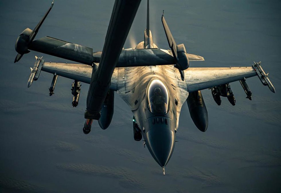 Archivo - Patrulla aérea de Estados Unidos sobre Somalia 