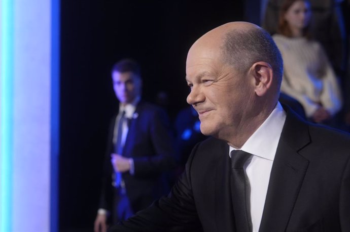 January 29, 2025, Berlin, Berlin, Deutschland: Olaf Scholz in der ARD-Talkshow 'maischberger' im Studio Berlin Adlershof. Berlin, 29.01.2025