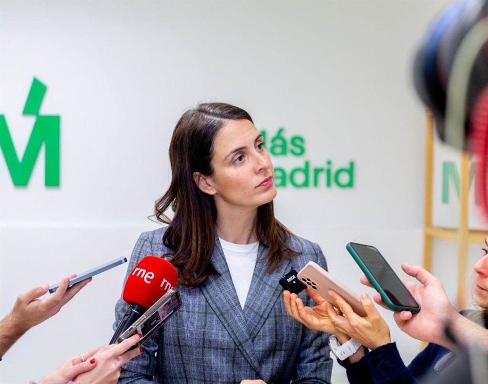 La portavoz de Más Madrid en el Ayuntamiento, Rita Maestre, el 3 de febrero de 2025, en Madrid.