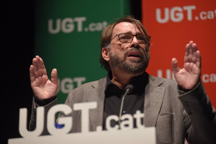 El secretari general de la UGT de Catalunya, Camil Ros