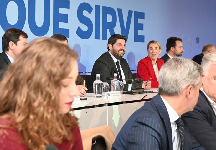 El presidente del Gobierno regional, Fernando López Miras, en el Consejo de Política Fiscal y Financiera  celebrado en Madrid
