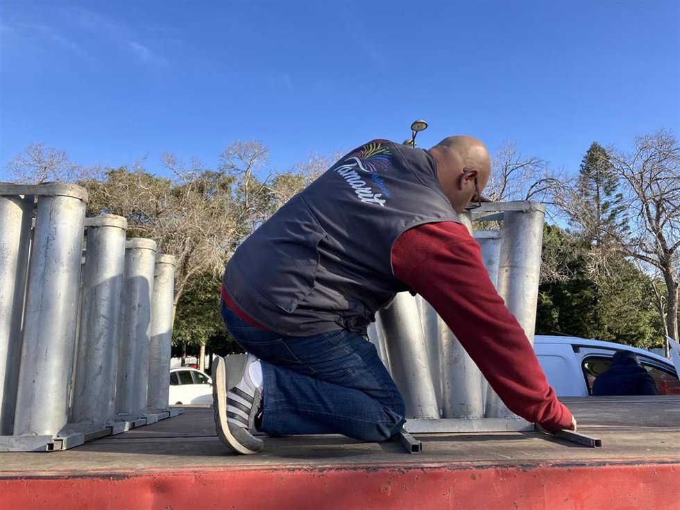Las Fallas de Valncia serán pioneras a nivel nacional en el uso de plataformas móviles en los castillos de fuegos artificiales