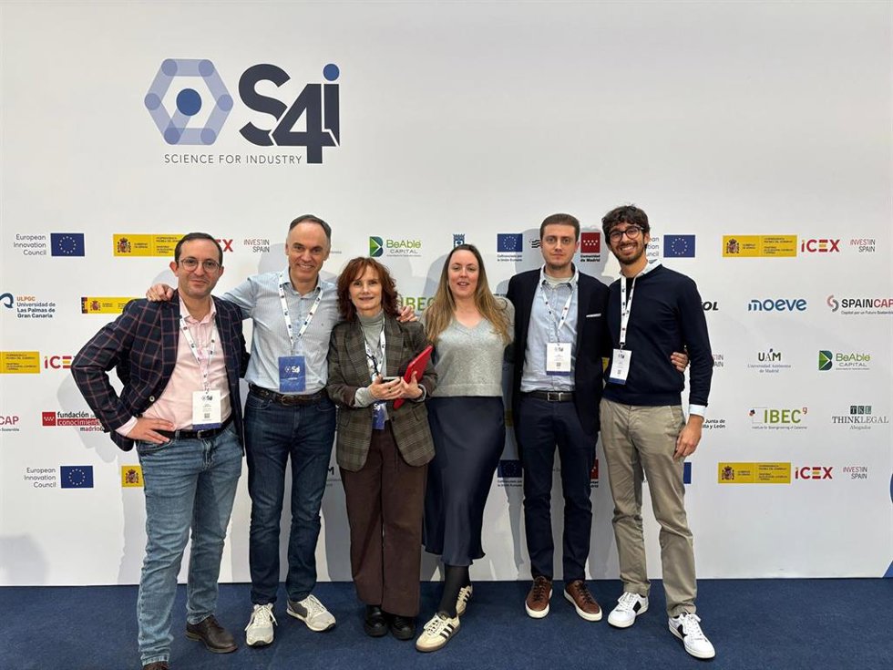 Miembros de UCAM HiTech en 'Science for Industry 2025', celebrado en Madrid.