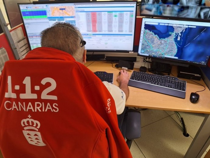 Sala operativa del 112 Canarias