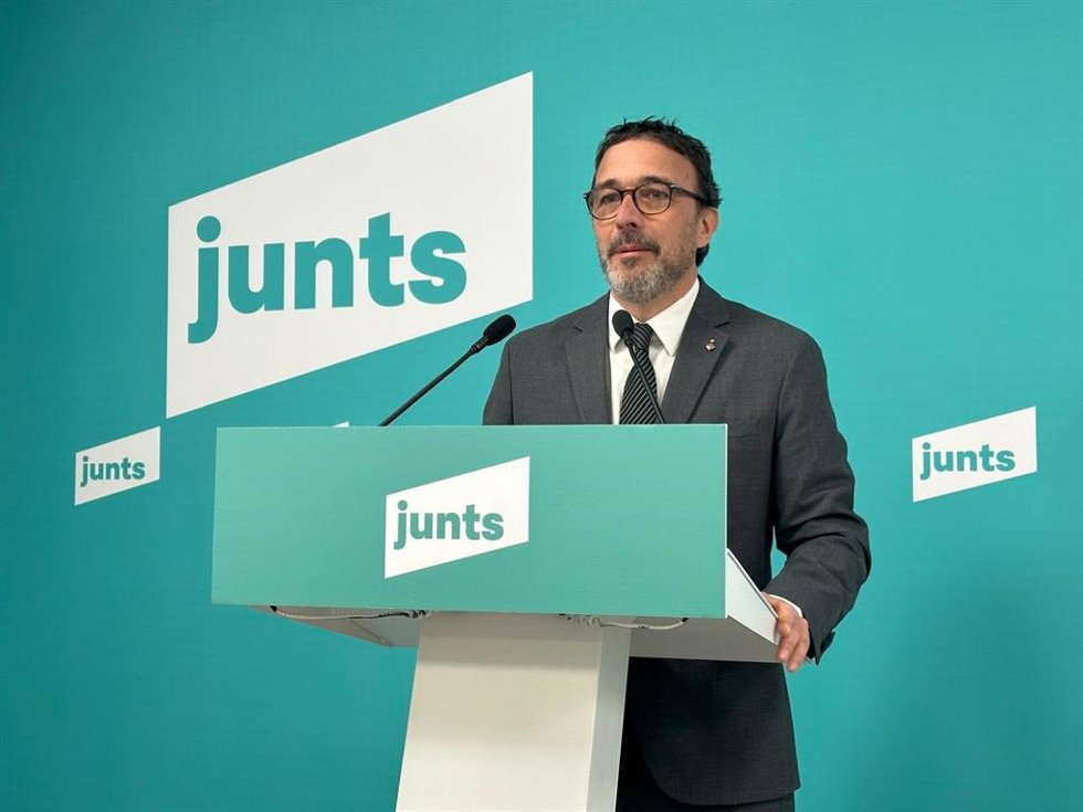 El portavoz de Junts, Josep Rius