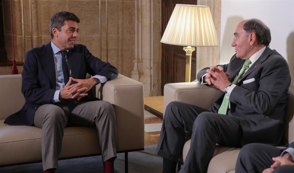 Carlos Mazón mantiene un encuentro con el presidente de Iberdrola
