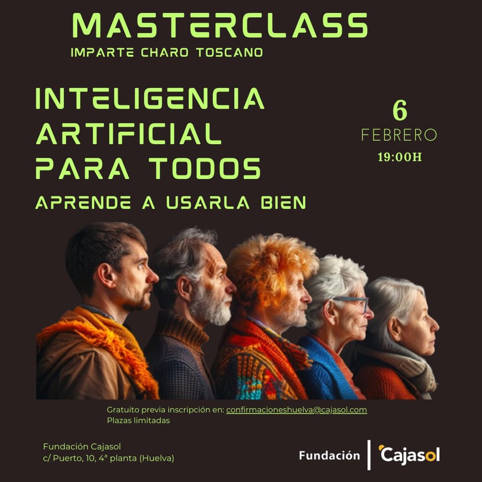 Cartel del taller  sobre Inteligenica Artificial.