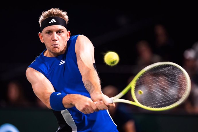 Archivo - Alejandro DAVIDOVICH FOKINA (ESP) during the Qualifying of the Rolex Paris Masters 2024, ATP Masters 1000 tennis tournament on 26 October 2024 at Accor Arena in Paris, France - Photo Alexandre Martins / DPPI