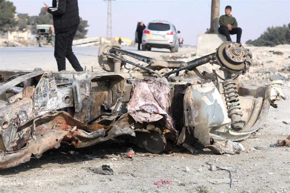 Atentado bomba en Manbij (Alepo)