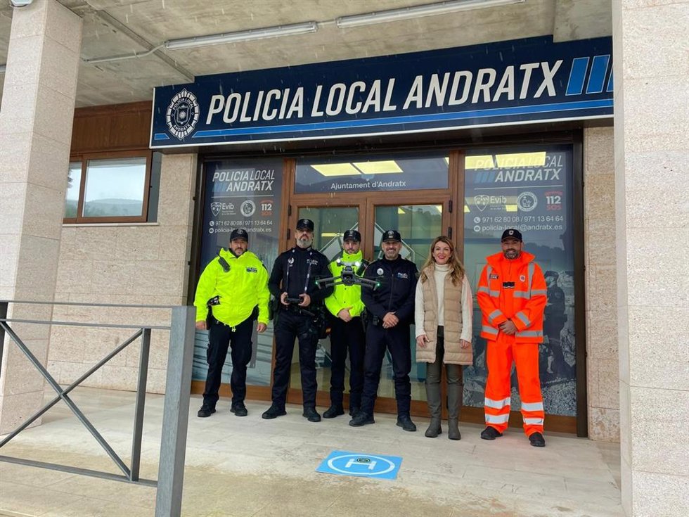 Presentación del dron de la Policía Local de Andratx