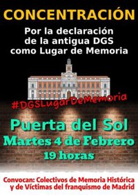 Una concentración pedirá que se recuerde el carácter "criminal" de la Real Casa de Correos durante el Franquismo