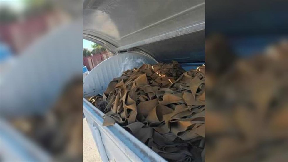 Tres identificados 'in fraganti' por verter toneladas de restos industriales de Elche (Alicante).
