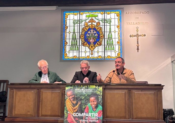 Presentación de la nueva campaña de Manos Unidas en Valladolid.