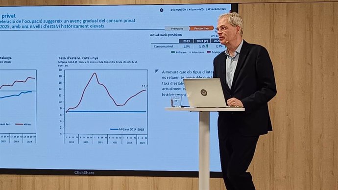 El cap del Gabinet d'Estudis Econòmics i Infraestructures de la Cambra de Barcelona, Joan Ramon Rovira